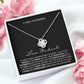 Gift For Law Student 4 Love Knot Necklace