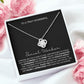 Gift For Social Worker 4 Love Knot Necklace