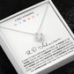 Gift For Ph.D. Advisor 3 Love Knot Necklace
