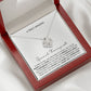 Gift For Speech Therapist 5 Love Knot Necklace