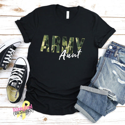 Army Aunt Shirt, Army Aunt Gift, Army Aunt Graduation Shirts, Gift Idea For Army Aunt, Army Aunt T-Shirts, Deployment Gift, Homecoming Shirt