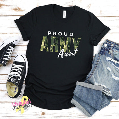 Proud Army Aunt Shirt, Army Aunt Gift, Army Aunt Graduation Shirts, Gift Idea For Army Aunt, Army Aunt T-Shirts, Deployment, Homecoming