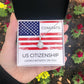 US Citizenship Looks Fantastic On You - Female Eternal Hope Necklace