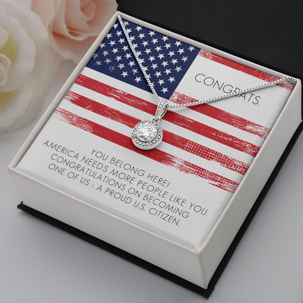 America Needs More People Like You - Female Eternal Hope Necklace