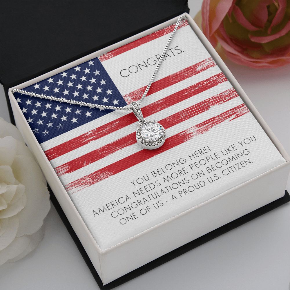 America Needs More People Like You - Female Eternal Hope Necklace