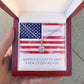 America Is Lucky To Have A New Citizen Like You - Female Eternal Hope Necklace