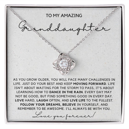 Granddaughter 6 - Love Knot Necklace