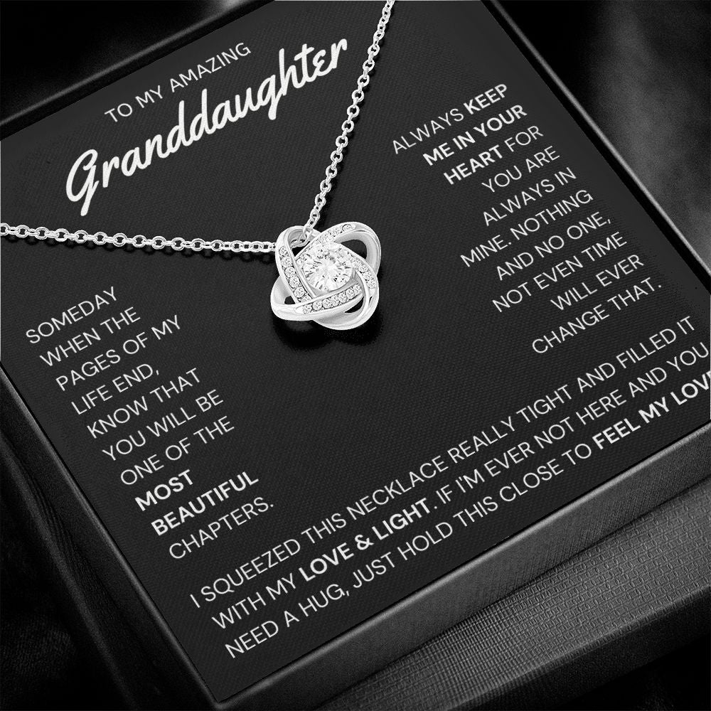 Granddaughter 27 - Love Knot Necklace