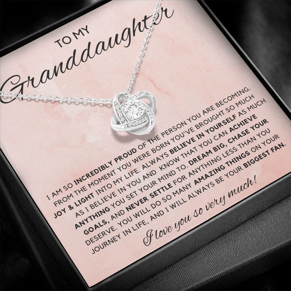 Granddaughter 3 - Love Knot Necklace