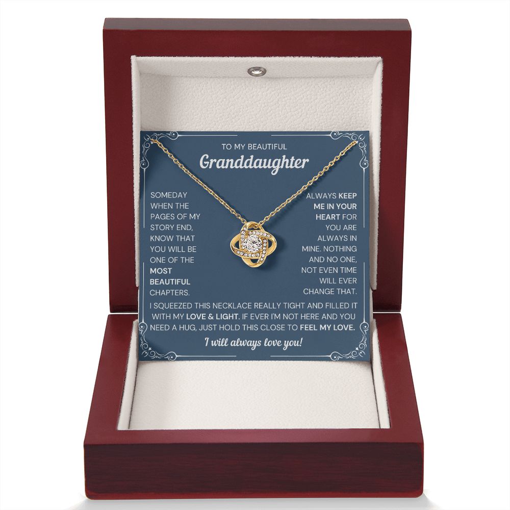 Granddaughter 23 - Love Knot Necklace