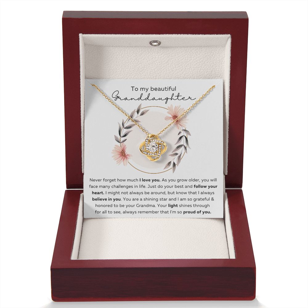 Granddaughter 28 - Love Knot Necklace
