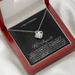 Gift For FBI Agent 4 Love Knot Necklace