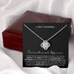 Gift For Correctional Officer 4 Love Knot Necklace
