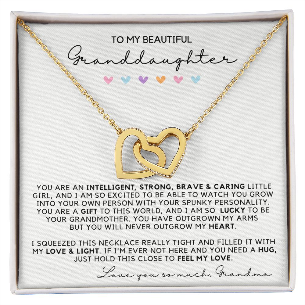 Granddaughter 19 - Interlocking Hearts Necklace