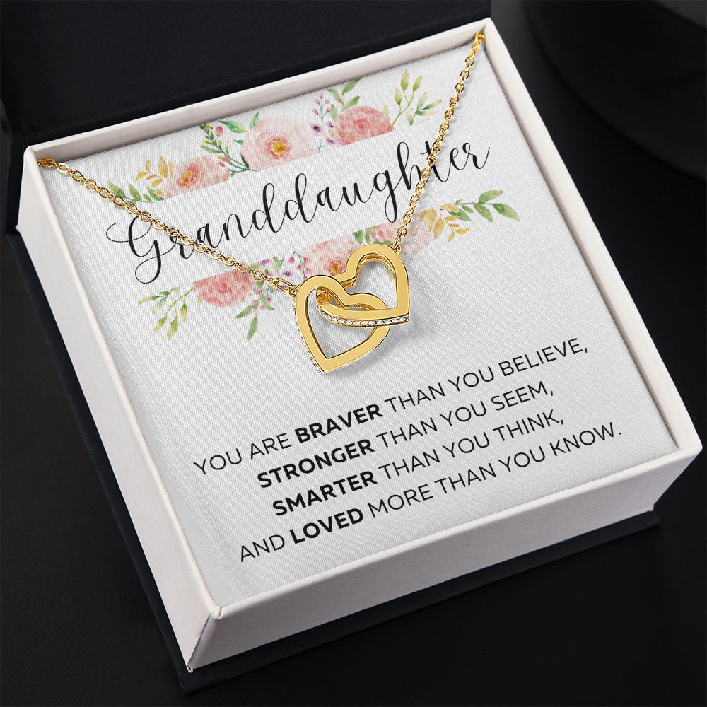 Granddaughter 12 - Interlocking Hearts Necklace