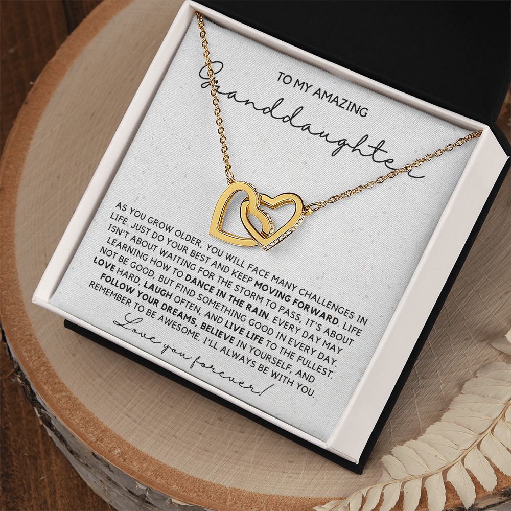 Granddaughter 6 - Interlocking Hearts Necklace