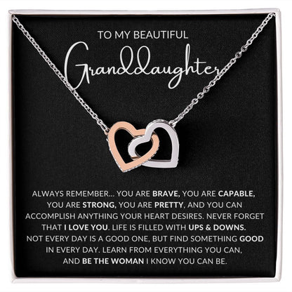 Granddaughter 4 - Interlocking Hearts Necklace