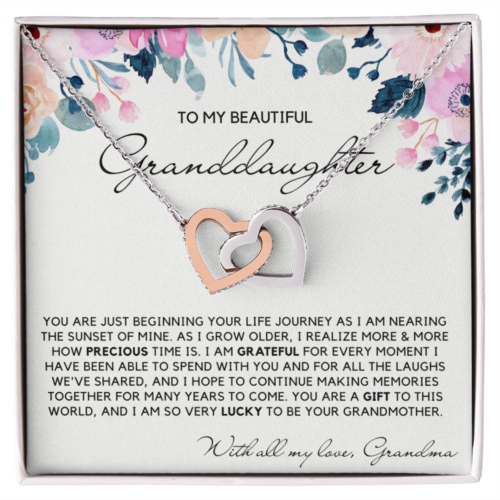 Granddaughter 26 - Interlocking Hearts Necklace