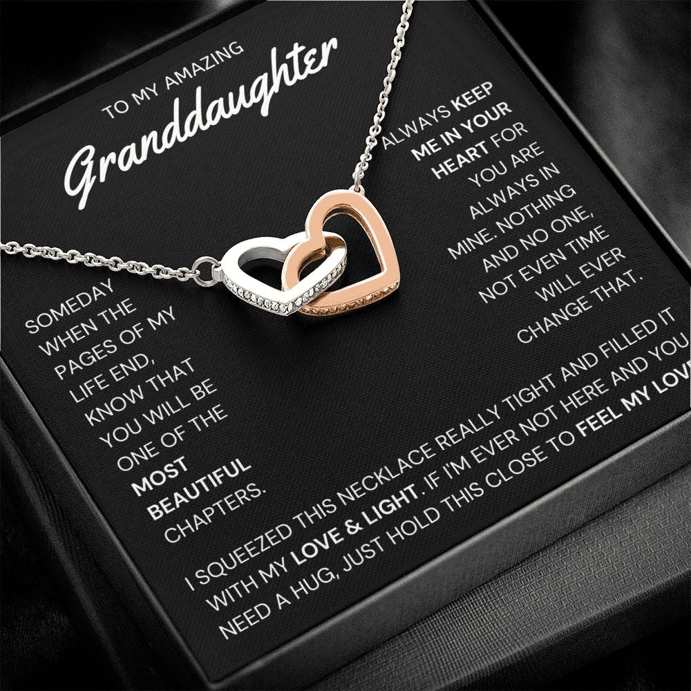 Granddaughter 27 - Interlocking Hearts Necklace