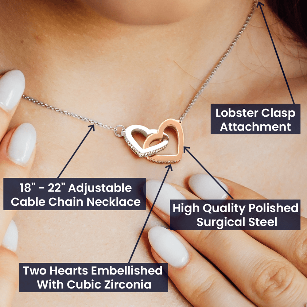 Granddaughter 30 - Interlocking Hearts Necklace