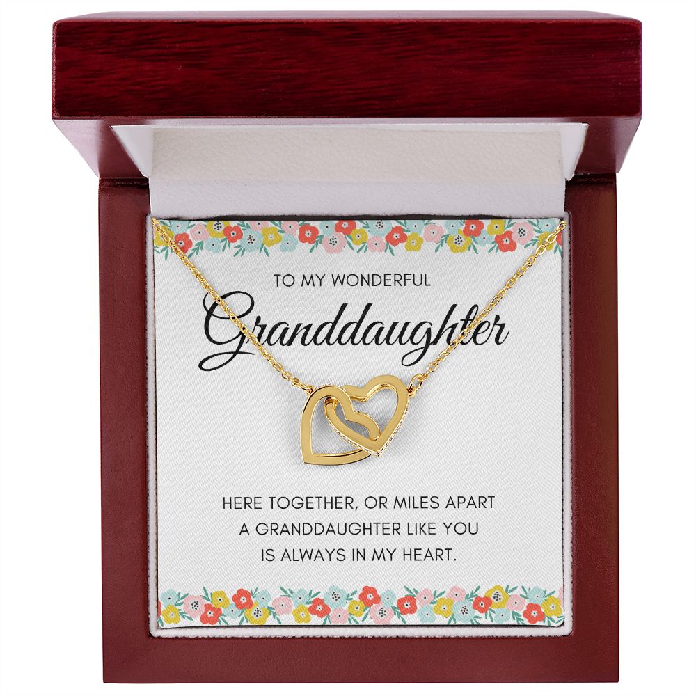 Granddaughter 14 - Interlocking Hearts Necklace
