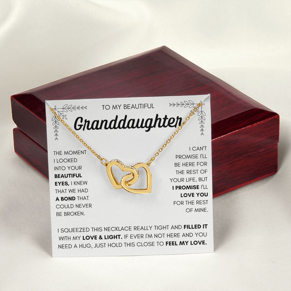 Granddaughter 5 - Interlocking Hearts Necklace