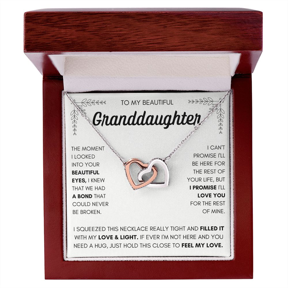 Granddaughter 5 - Interlocking Hearts Necklace