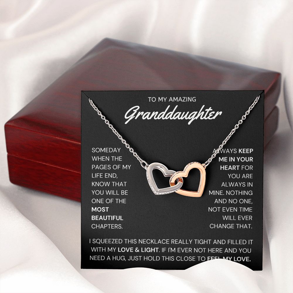 Granddaughter 27 - Interlocking Hearts Necklace