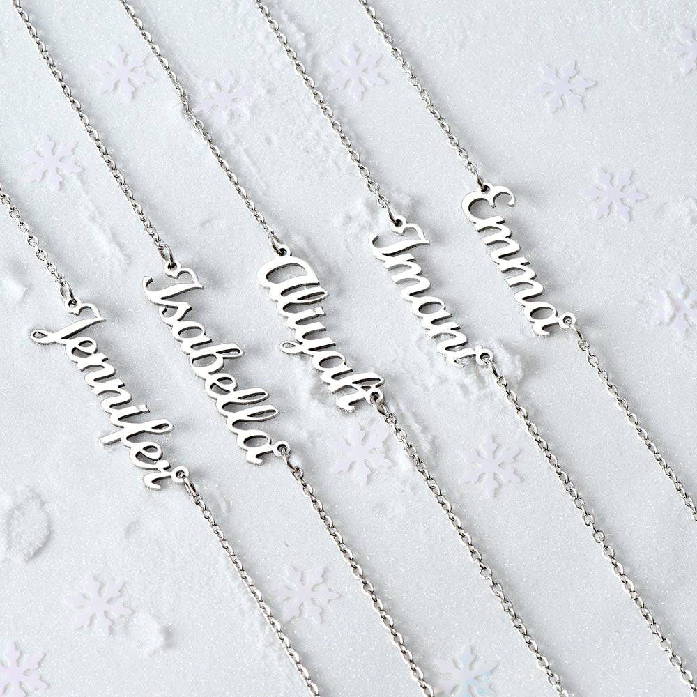 Turn Back The Clock - To My Beautiful Soulmate - Custom Name Necklace