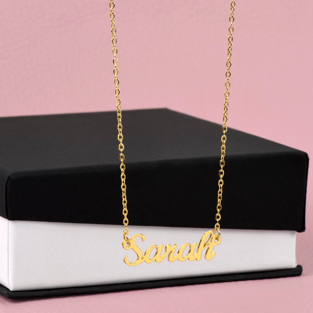 Turn Back The Clock - To My Beautiful Soulmate - Custom Name Necklace