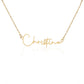 Granddaughter 8 - Signature Name Necklace