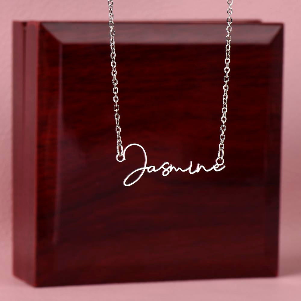 Granddaughter 1 - Signature Name Necklace