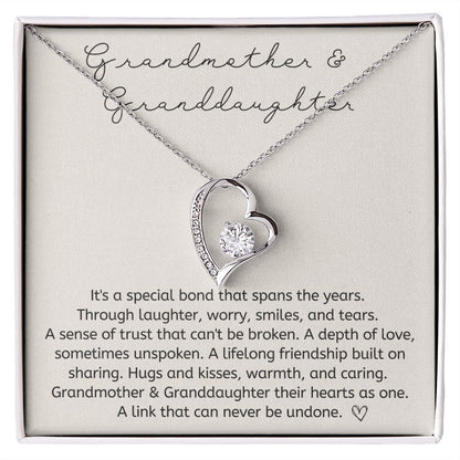 Granddaughter 8 - Forever Love Necklace