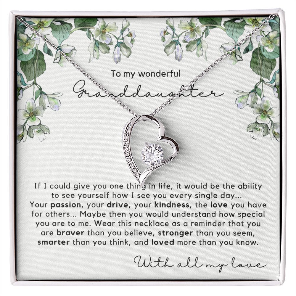 Granddaughter 30 - Forever Love Necklace